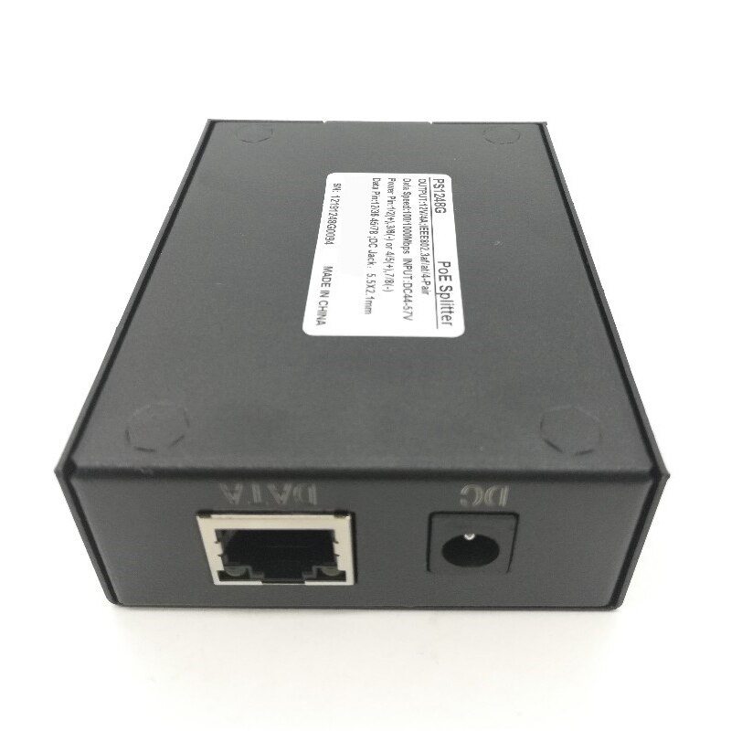 Ps1248g 12v 4a 48w gigabit poe splitter com alta qualidade