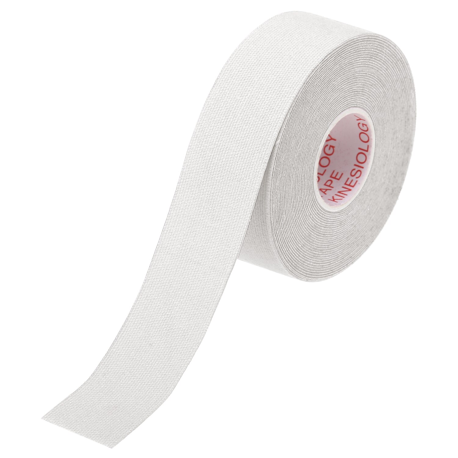 5m atletische spierbandages, sporttape, ademend, schouder, enkel, pols, voet, elleboog, hersteltherapie-apparatuur: Wit 2.5cm