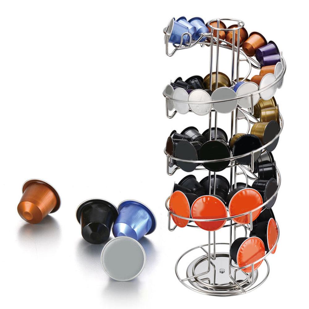 Coffee Capsule Storage Rack Coffee Capsule Rack Rotating Universal Model Pod Rack Metal Tower Holder