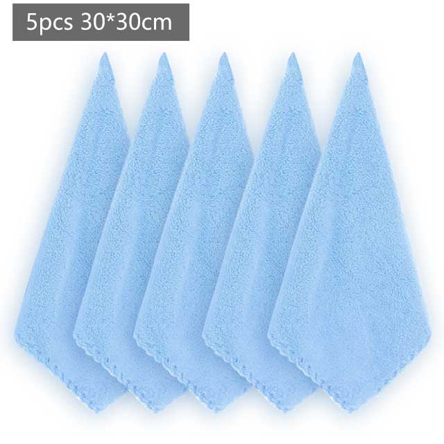 Super chłonny chusteczka niemowlęca kwadratowy twarz dziecka ręcznik kąpielowy muślin bawełniany ręcznik niemowlęcy ściereczka robić wycierania 30 × 30cm: Niebo niebieski