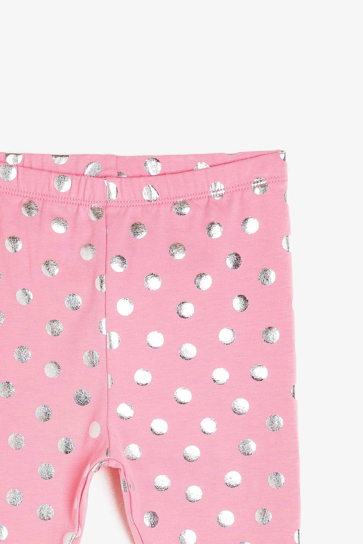 Coton Kids Pink Baby Girl Patterned Leggings