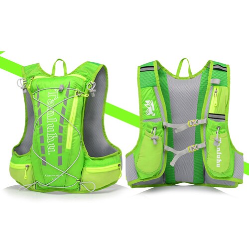 Vrouwen Running Rugzak Waterfles Houder Waterdicht Voor Telefoon Trail Fanny Pack Running Sport Marathon Hydratatie Camping Bag: grijze kleur