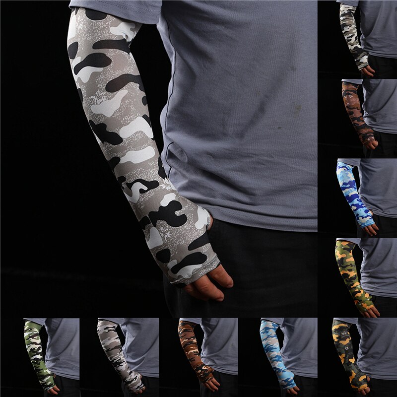 Compression Sports Arm Sleeve Basketball Cycling Arm Warmer Summer Running Tennis UV Protection Volleyball Bands