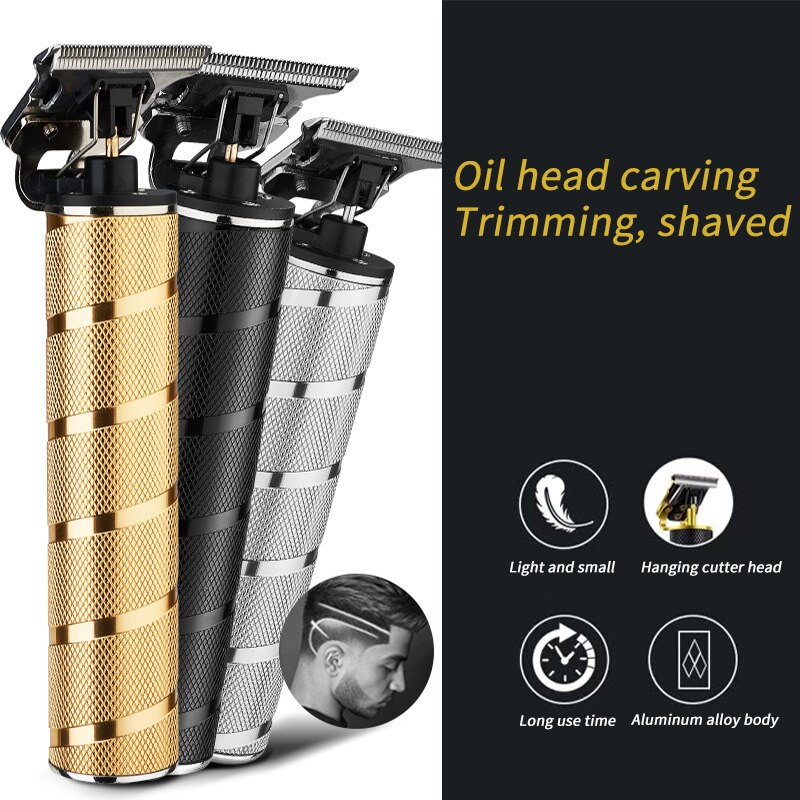 T9 Retro Pomade Hair Cutter Carving Shaver Electric Hair Trimmer Household Hair Clipper