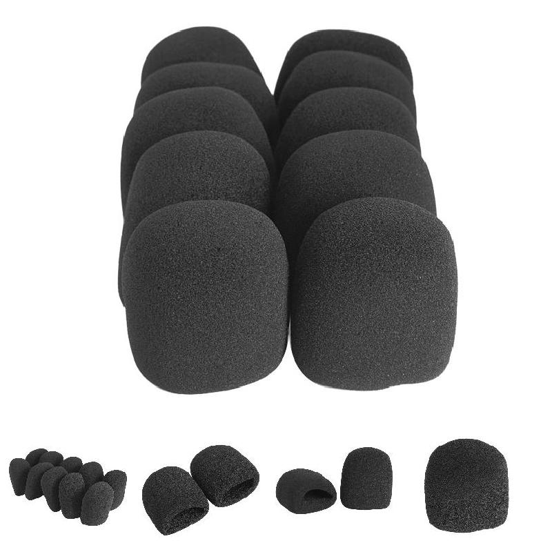 Microphone 10 Pcs/Set Grill Foam Cover Audio Mic Shield Sponge Cap Holder SGA998