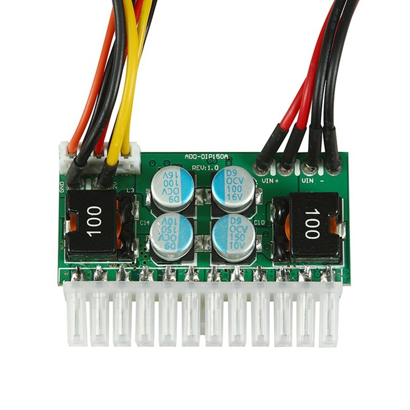 DC 12V Eingang 24Stift Pico ATX 150W Schalter NETZTEIL Mini ITX Netzteil Modul 4Stift CPU, DC 12V 150W Netzteil Modul