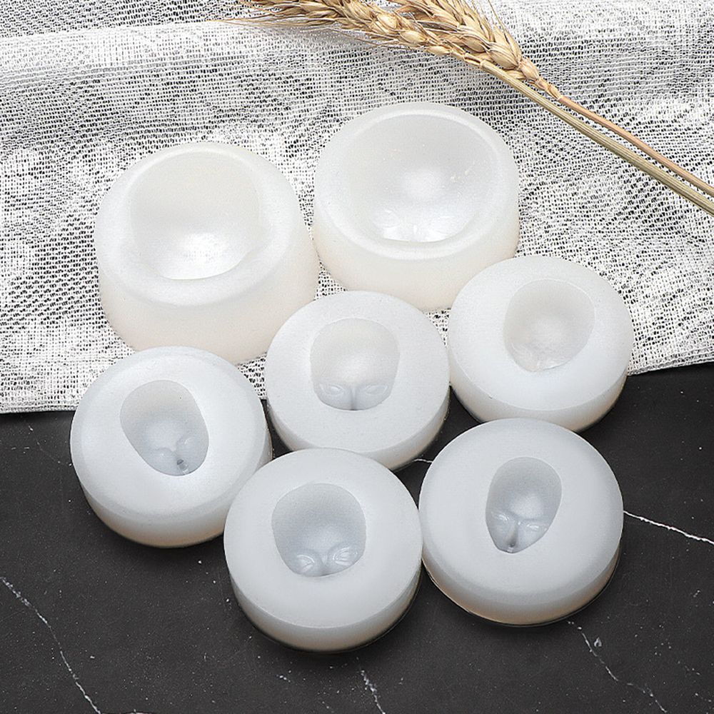 3D Baby Face Silicone Molds Q Version Clay Head Sculpey Doll Modification Accessories DIY Proportional Face Making Tools