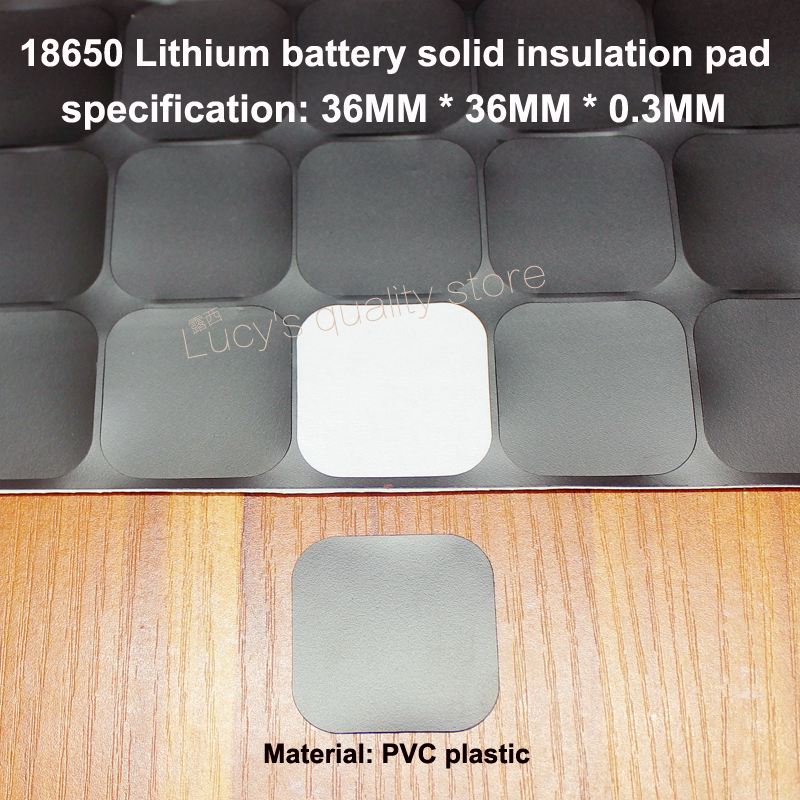 100 teile/los Gerste papier isolierung dichtung waschmaschine 18650 Lithium-batterie Pack spezielle hohe temperatur beständig solide mit adhesi