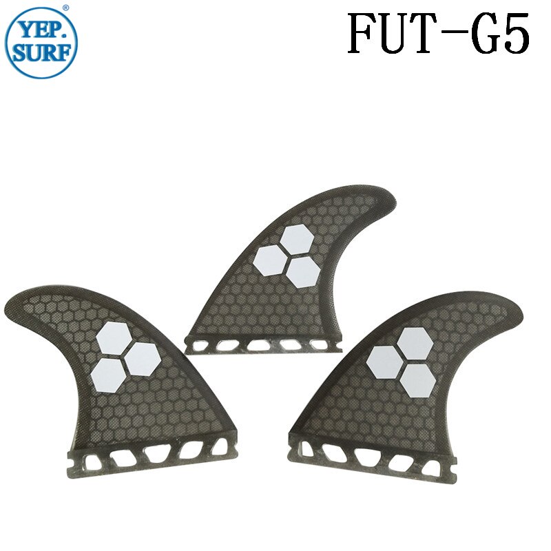 Quilhas Future-aletas de surf G5/K2.1, aleta de surf de nido de abeja, aletas de tablas de surf futuras,: Gray G5