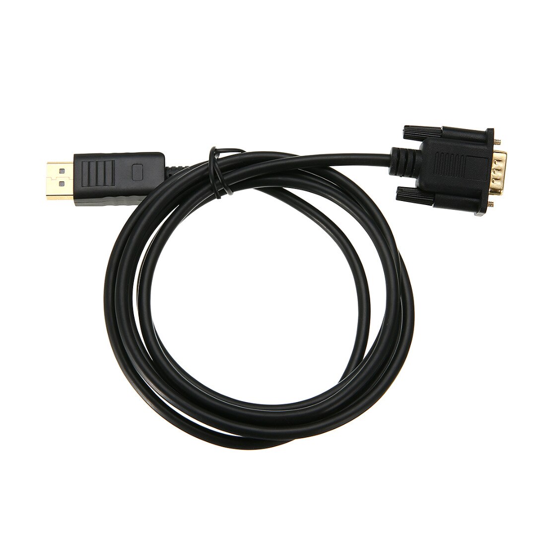 Mayitr 1.8M HDMI DP Male Naar VGA HD-15 Male Kabel 1080p Display Port naar VGA Converter adapter Voor PC Laptop