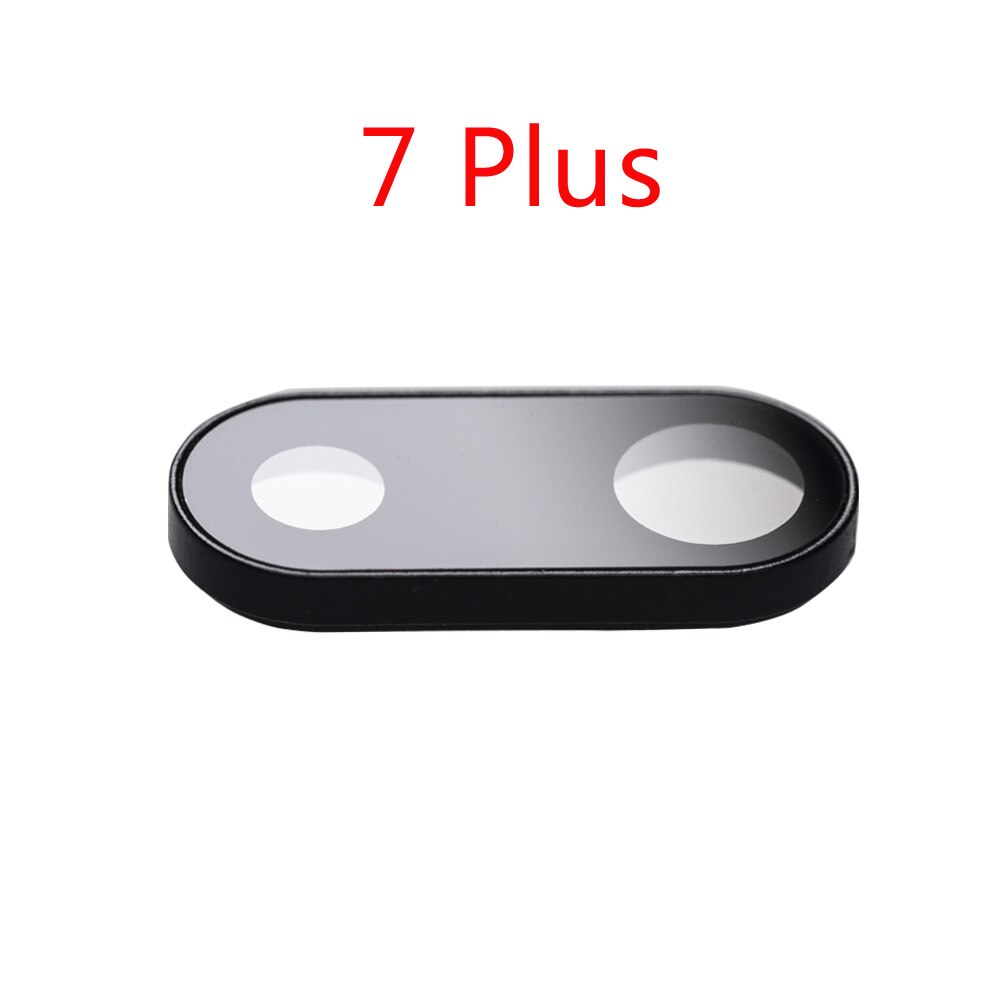 Bakre bakre kamera glass linse ring deksel for iphone  x 7 8 plus med rammeholder reservedeler: 7 pluss