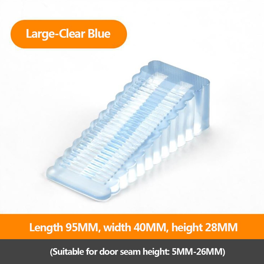 1 Uds parada de puerta de seguridad de silicona anti-skid a prueba de viento puerta/puerta de la puerta trasera de Anti-colisión para
