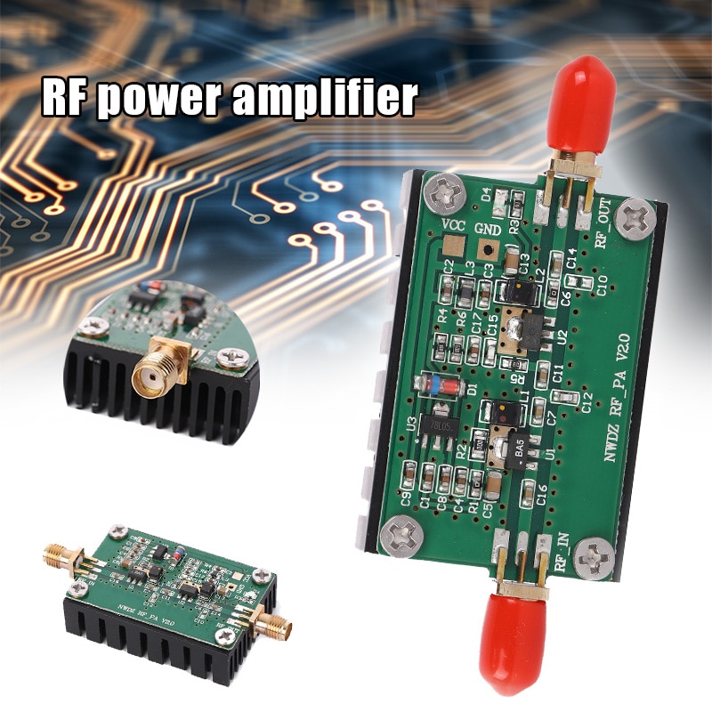 2-700M 3W RF Power Amplifier Broadband Short Wave for HF FM VHF UHF FM Transmitter Radio PAK55