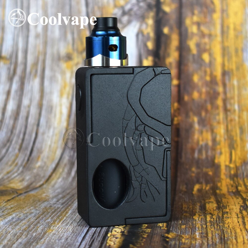 coolvape Mechanical Squonk Box MOD with coolvape RDA 13ml Silicone Bottle 18650 battery Auto-adjusting Box MOD 510 pin bf mod: E