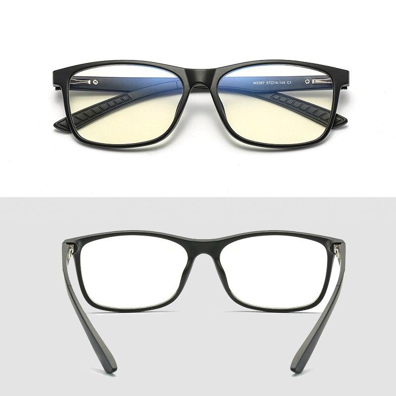 Aofly blauwlicht blokkerende bril voor heren  tr90 sport optische brilmontuur vierkante bril bijziendheid buitenbril op sterkte