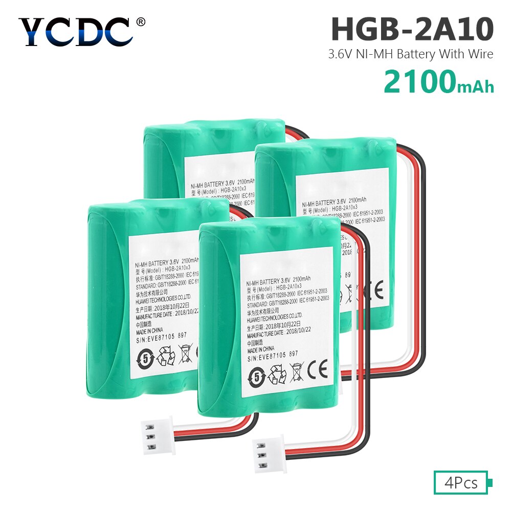 HGB-2A10x3 Battery HGB-15AAx3 Batteries For HUAWEI 5623 Fixed Wireless Phone ETS3125i E5172 ETS5623 2222+515H E5172s-515 Bateria: 4 Pieces
