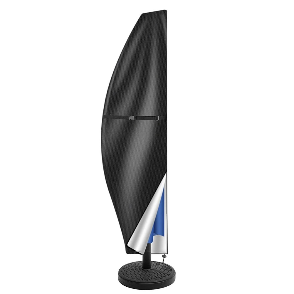 Patio Paraplu Parasolhoes Waterdichte Outdoor Anti-UV Beschermhoes Outdoor Zonnescherm Parapluhoes voor Outdoor Paraplu's: Black