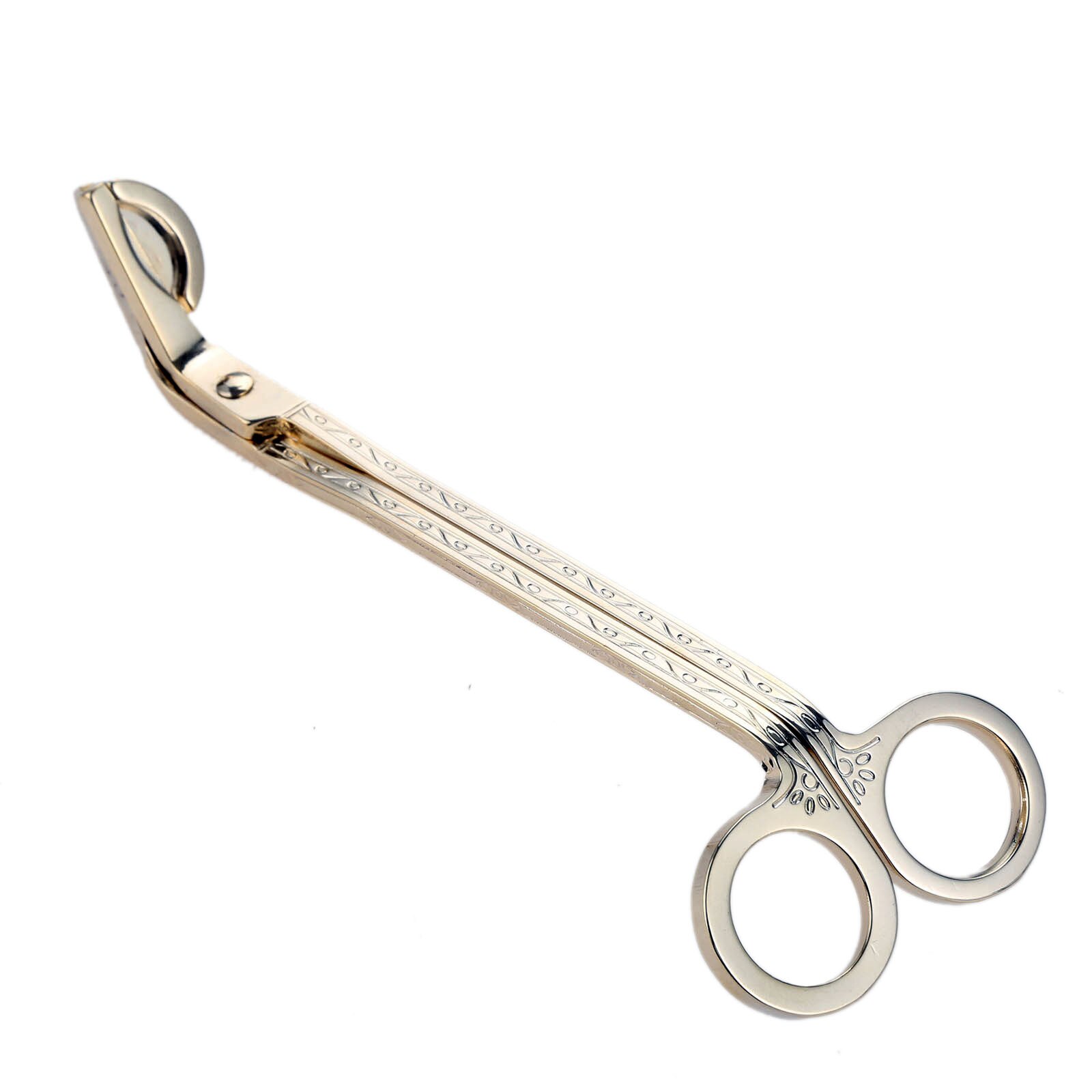 Stainless Steel Candle Wick Trimmer Candle Scissors Trim Cutter Snuffers Semicircular Decorative Candle Accessories: C