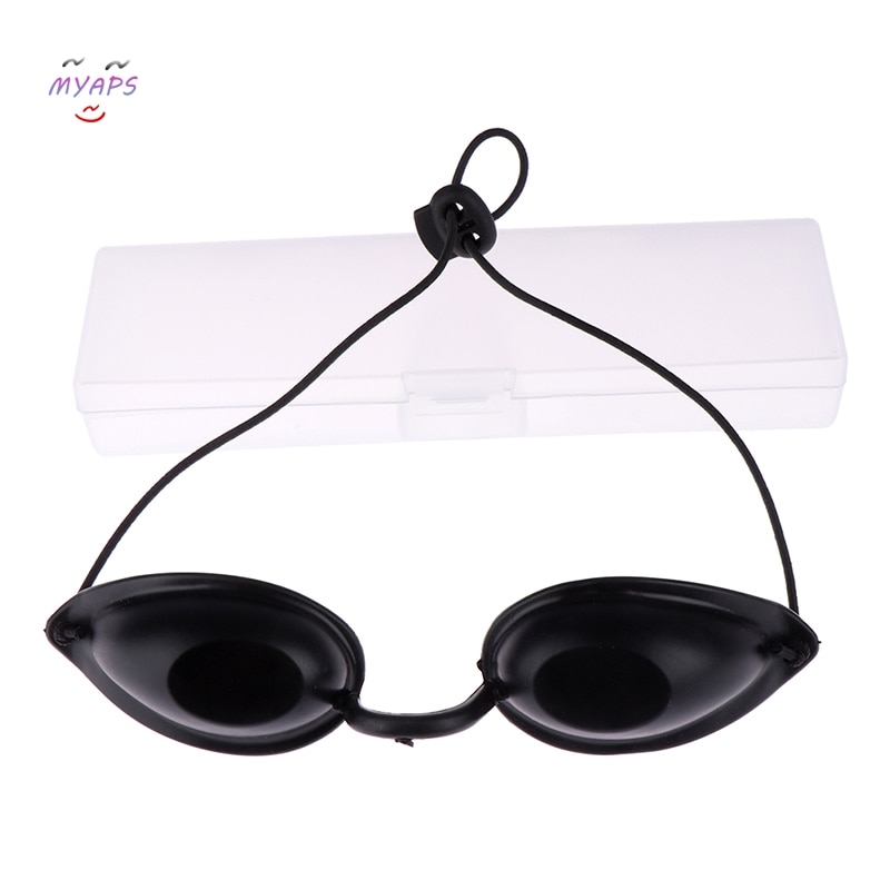 1Pcs Sunbathing Eyewear tanning goggles Beach Soft adjustable UV Skin tanning Eye Protection UV Shield Glasses black