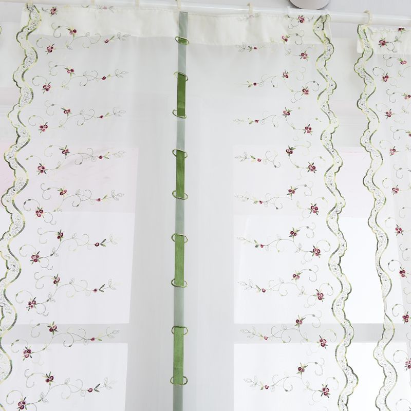 1pcs Liftable Roman Shades Tap Top Rod Pocket Sheer Balcony Window Curtain Voile