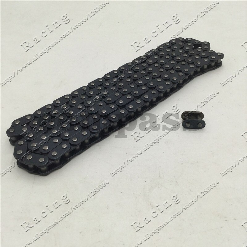 T8F chain with Spare Master Link For Mini Dirt BIKE Quad ATV 47cc 49cc Minimoto Pocket Bikes 136 links