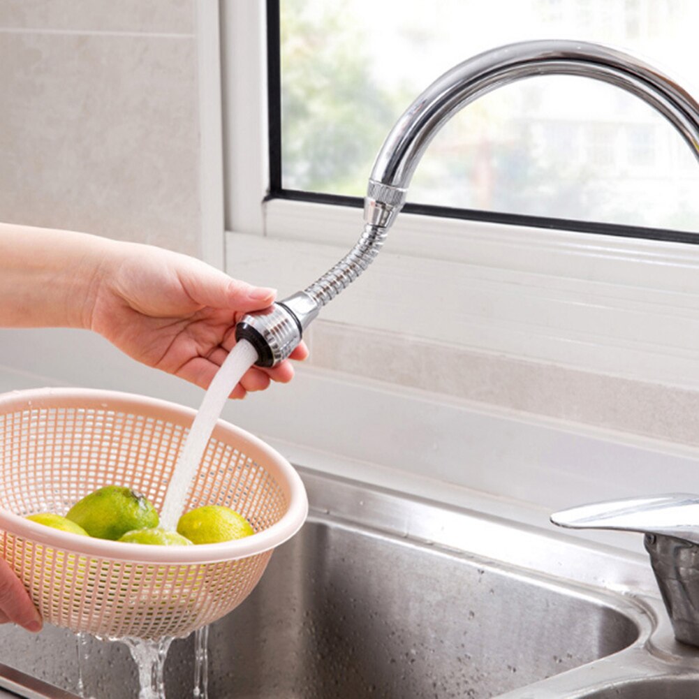 2 Mode 360 Rotatable Water Saving Bubbler High Pressure Nozzle Faucet Extender Filter Tap Adapter Bathroom Home Kitchen Tool