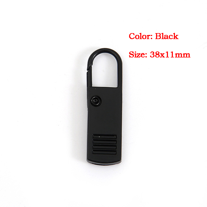 5/10pz cerniera in metallo tiro sostituzione cerniera staccabile cursore cerniera lampo testa tiro scheda kit di riparazione per accessori per vestiti da cucito artigianali: 4 # / Nichel nero