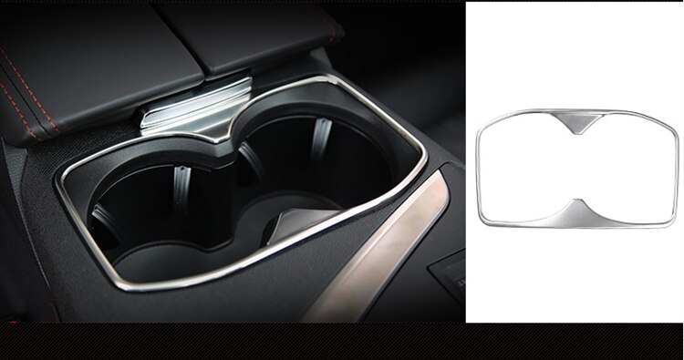Accesorios cromados para Interior de Peugeot 3008/ GT 5008/GT, marco de cubierta embellecedora, decoración de acero inoxidable