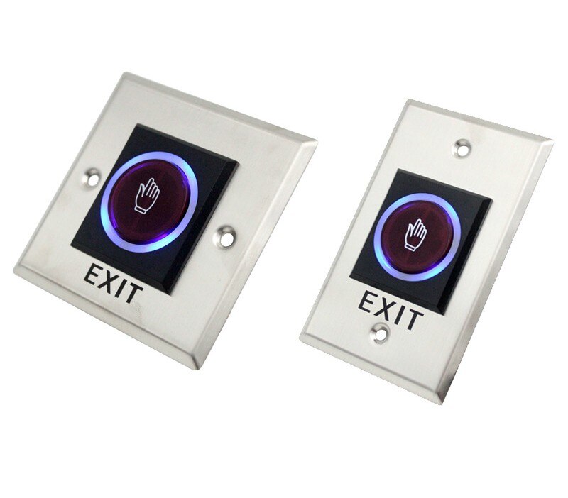 LPSECURITY Infrared No Touch non-contact Door Release Exit Button Sensor Switch with LED Indication For Access Control System