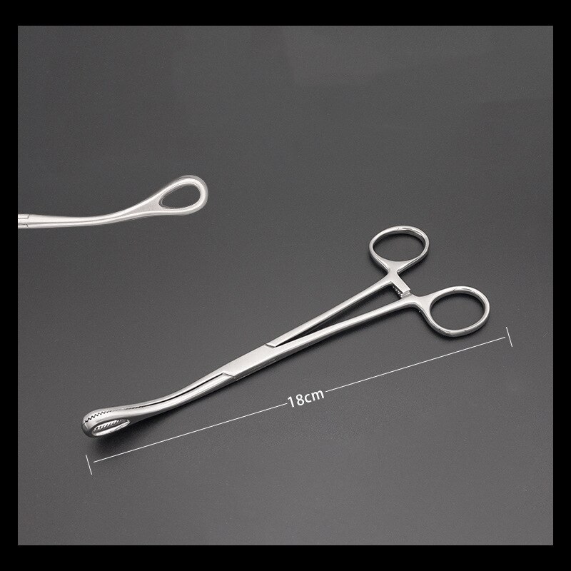 Stainless steel sponge forceps round egg forceps tissue surgery cotton ball forceps oval forceps holding forceps cervical forcep