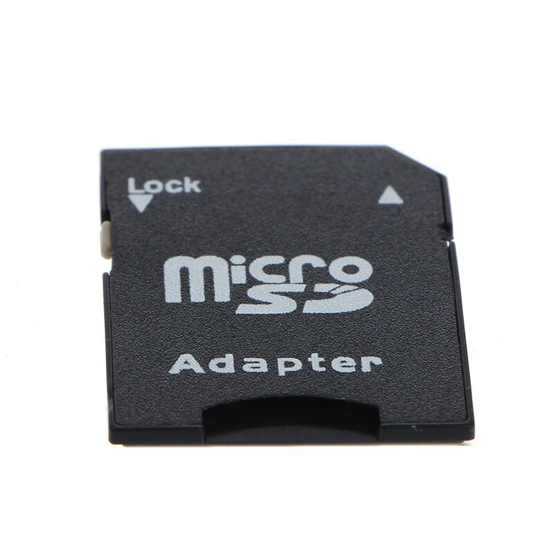 5 stk/pakke micro sd transflash tf til sd sdhc hukommelseskort adapter konverter sort