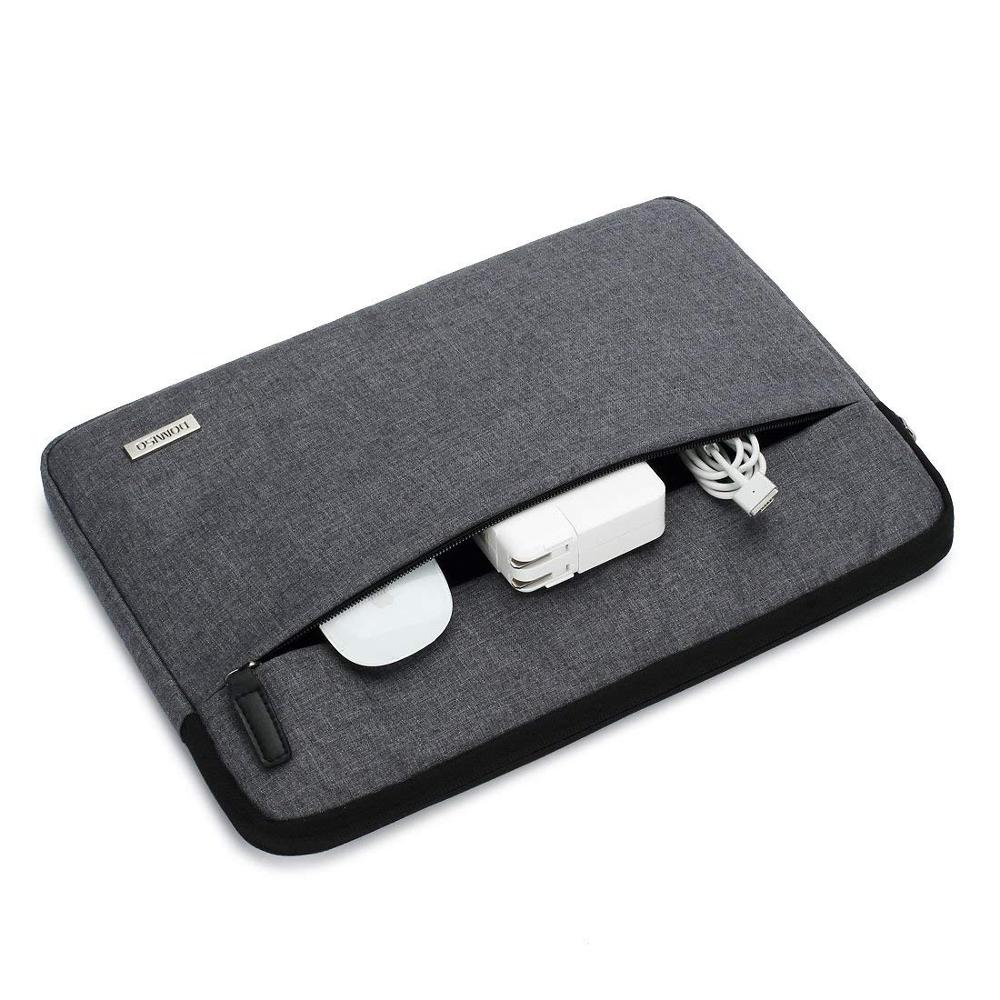 Canvas Schokbestendig Inch Laptop Tablet Beschermhoes Anti-Shock Padding Computer Tas Voor 10 11 13 14 15.6 inch Macbook