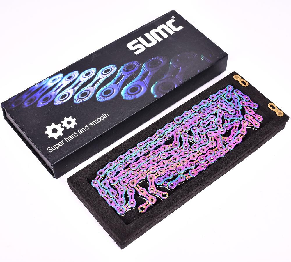 SUMC Bike Chain 9 10 11 12 Speed Bicycle Variable Speed Chain MTB Mountain Road Bicycle Chain