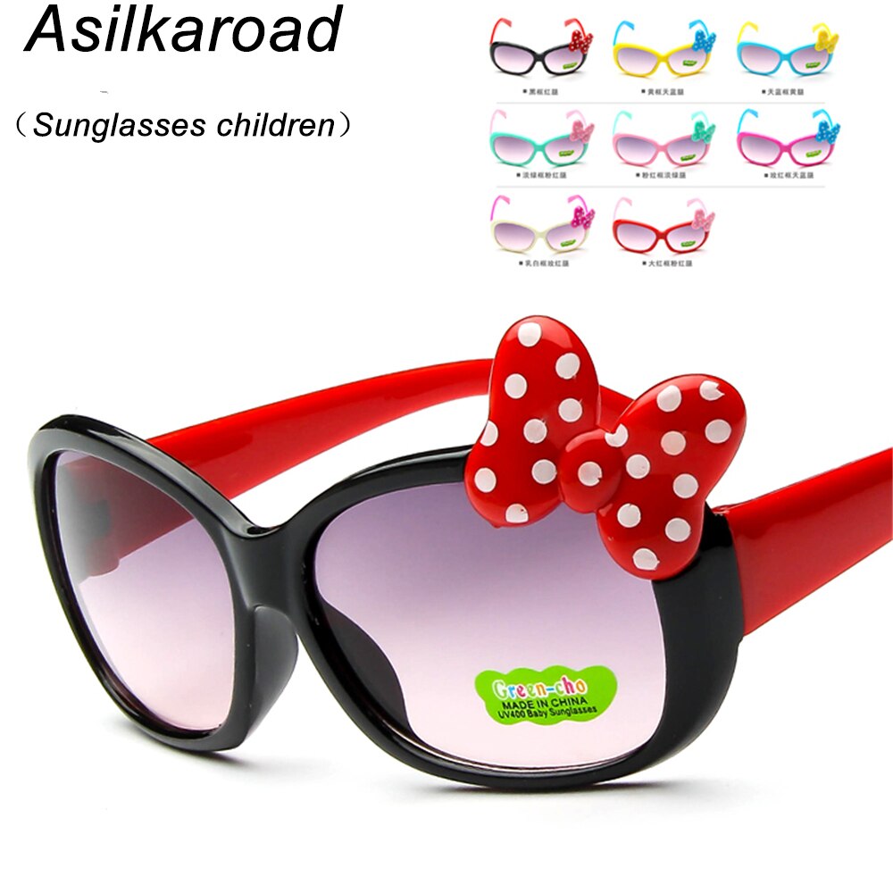 Børn solbriller prinsesse sød baby hej - briller drenge gilrs suanglass  uv400 briller piger sommerfugl