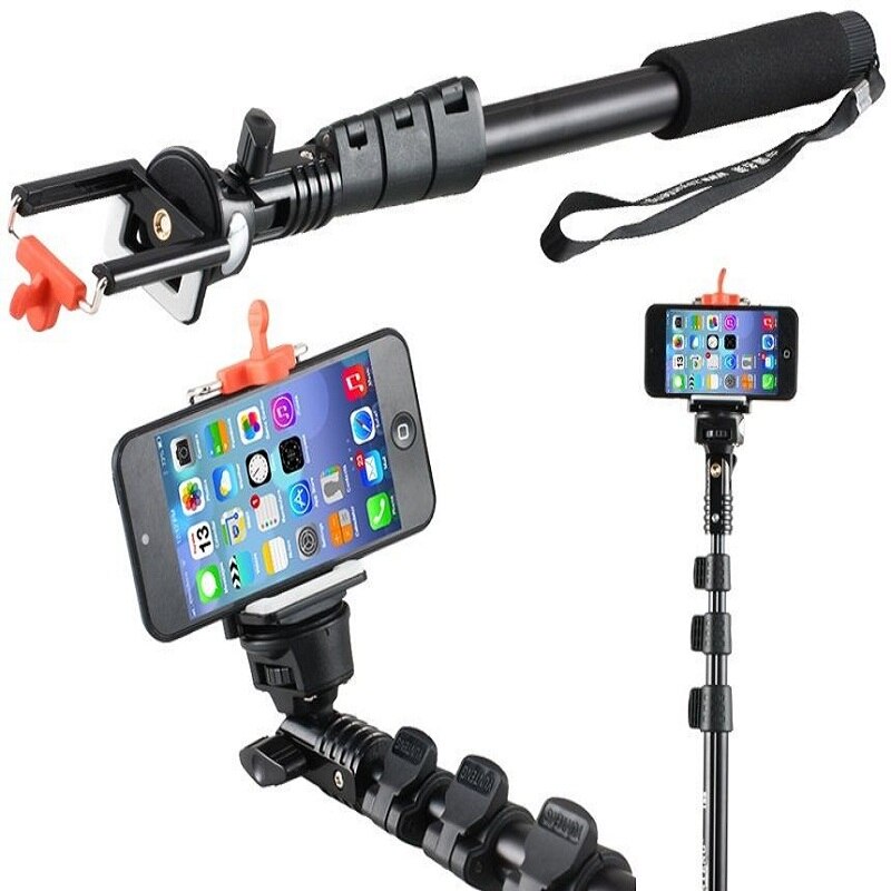 Originele Yunteng 188 Alle Digitale SLR DSLR Camera Smartphone Mobiele Telefoons Draagbare Uitschuifbare Handheld Telescopische Monopod