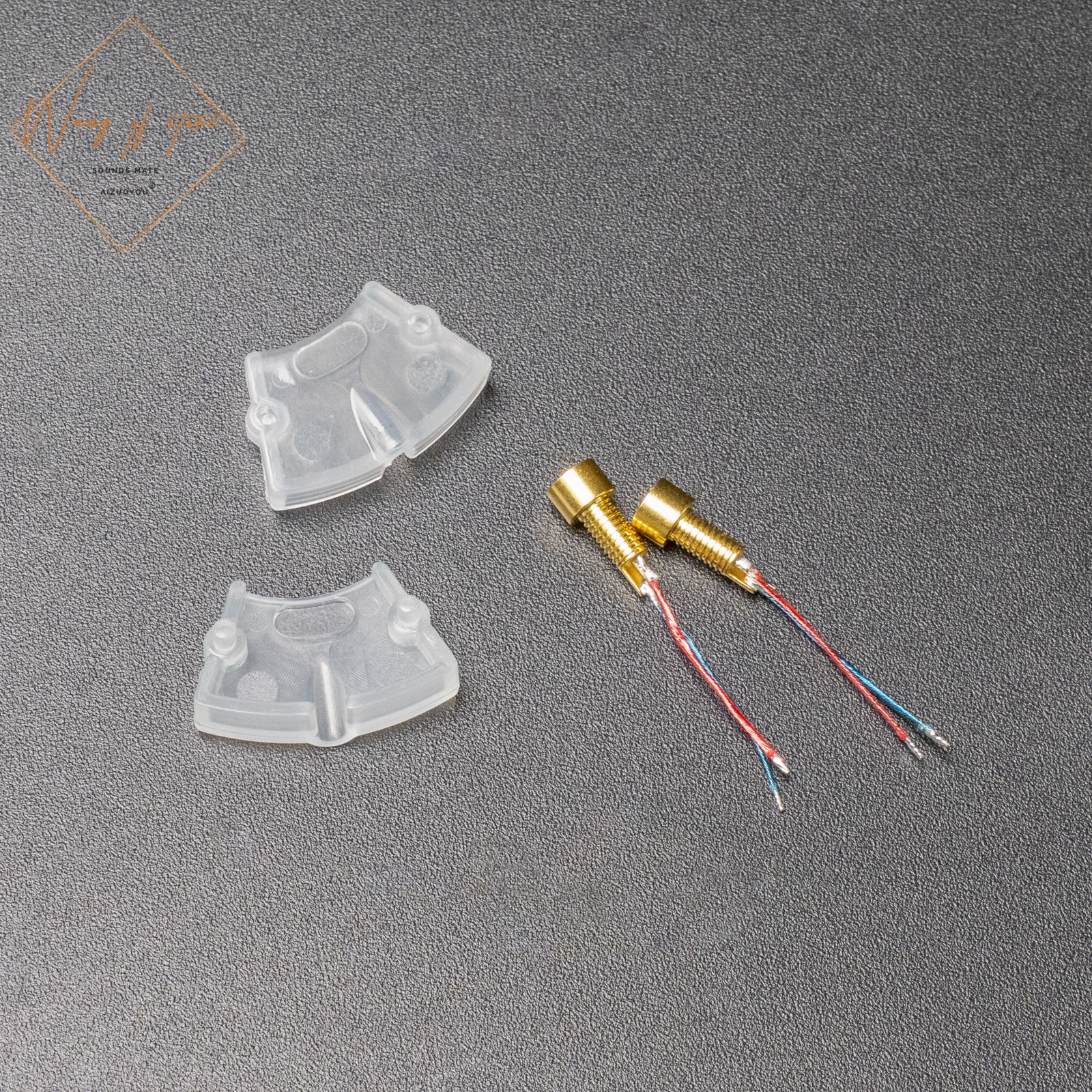 Parte di copertura MMCX per saldatura fai-da-te per Koss Porta pro PP cuffia cavo staccabile 4.4mm 2.5mm bilanciato 3.5mm stereo: Rosso