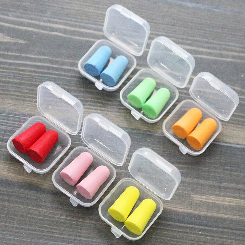 1066 Pajama Ear Plug Sponge Sound Insulation Sleep Men and Women Work Silencer Mute Noise Reduction Anti-Snoring