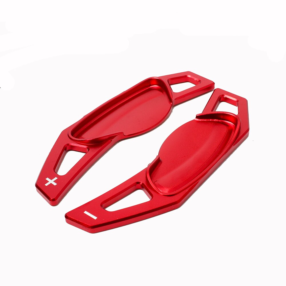 Extensión de palanca de cambios de volante de aluminio para Smart Fortwo Forfour , accesorios para coche, estilo: Rojo