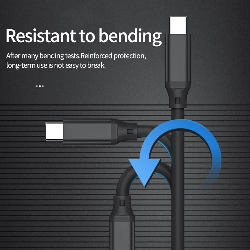 Type c verlengkabel usb c verlengsnoer  pd100w 5a 10 gbps mannelijk naar vrouwelijk usb 3.1 usb-c type-c usb 5a oplaaddatakabels