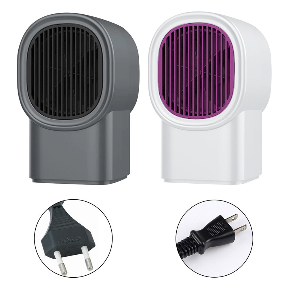 Handle Electric Heater Portable Office Home Plastic Heating Fan Portable Warmer Machine Desktop Warm Air Blower 17x10x10cm