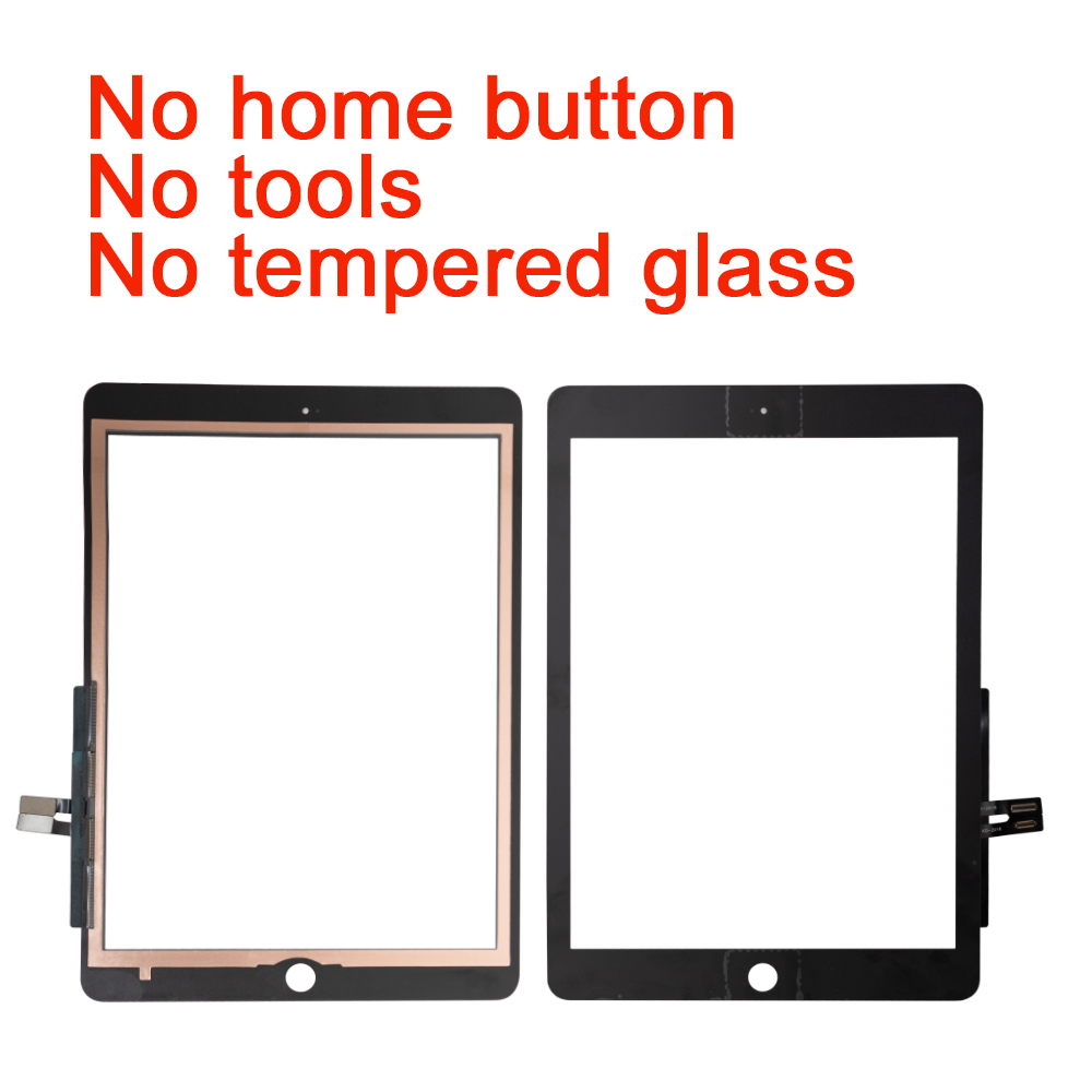 Nieuw Voor iPad 9.7 Versie) 6 6e Gen A1893 A1954 Touch Screen Digitizer Glas Met Home Button + gereedschap + Gehard Glas: Goud