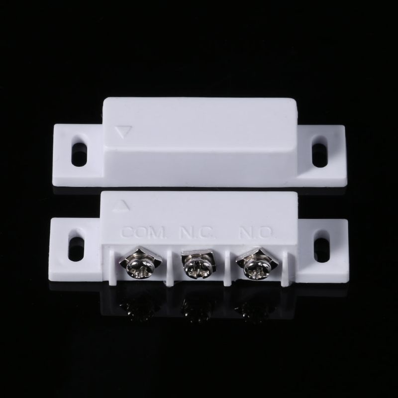 Magnetische Contact Schakelaar Wired Deur Raam Sensor Detector Normaal Gesloten Normaal Open Nc/Geen Voor Home Security Alarm Systeem