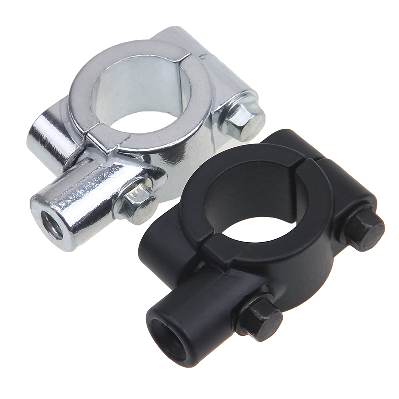 POSSBAY 8MM 10MM Universele Aluminium Motorfiets Stuur Spiegel Adapter Houder Mount Beugels Klemmen Retrovisor Moto Cafe Racer