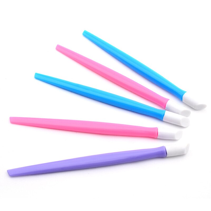 1PC Nail Cuticle Pusher Cuticle dead skin Remover Manicure Nail Art care Pedicure tool Random Color