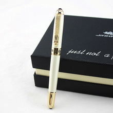 Jinhao Luxe Vulpen Klassieke Stijl Draak Clip, Medium Nib Gouden Schrijven Handtekening Pen Business Kantoorbenodigdheden