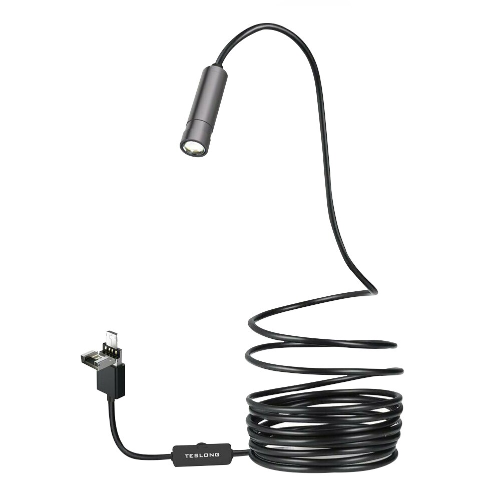 NTC140 étanche 5m câble caméra d'inspection 5.0MP multifonctionnel Auto pour Android IP67 HD lentille USB Endoscope Endoscope