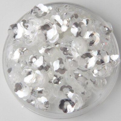 30Gram 3-25Mm Kristal Transparante Losse Pailletten Pailetten Naaien Bruiloft Decoratie Craft Diy Kledingstuk Accessoires: 8mm plum flower