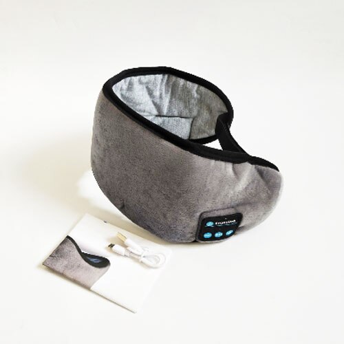 Bluetooth 5.0 Sleep Eye Mask Headphones - Active Noise Cancelling Stereo Headset: A Gray Ordinary