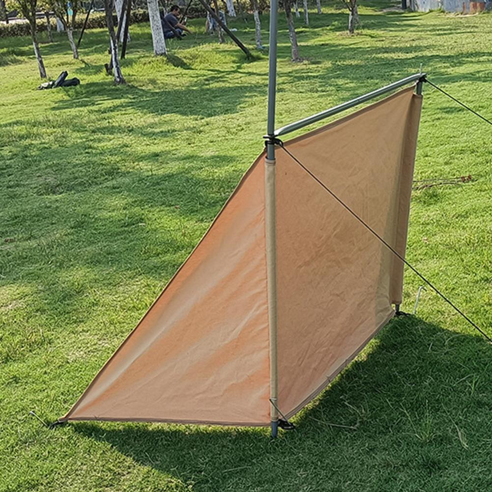 Camping Windscreen Portable Picnic Beach Campfire Wind Screen Cotton Canvas Tent Canopy Windscreen Beach Windshield Shelter