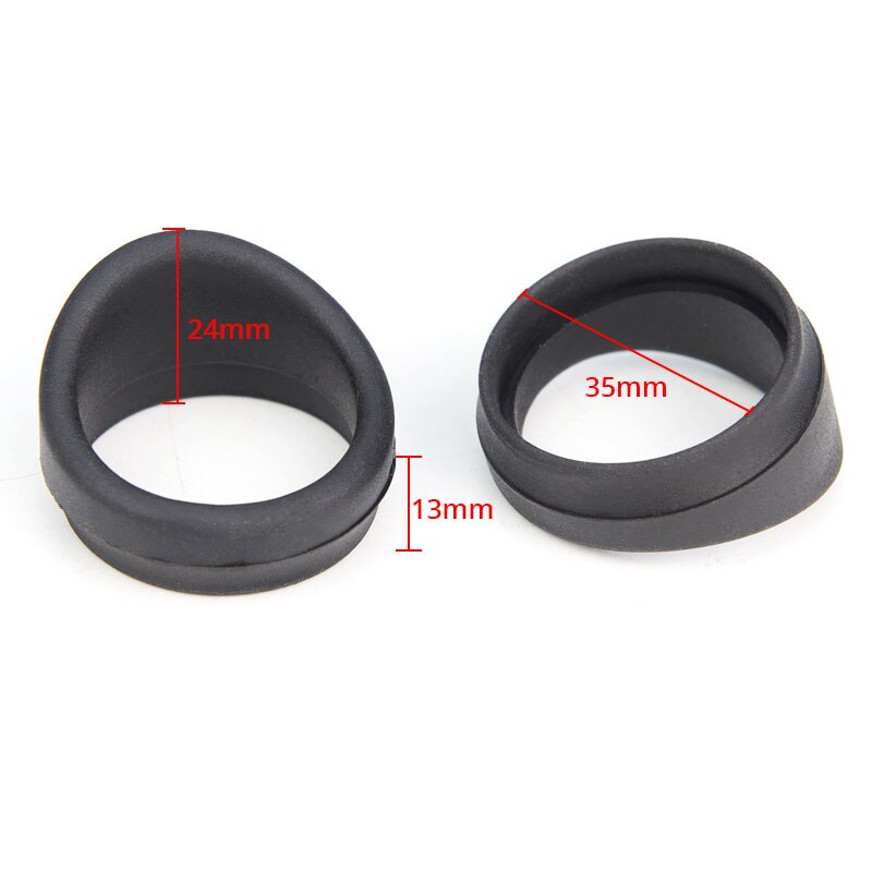 2 Pieces 32-35mm Microscope Eyepiece Rubber Eye Cups Eye Shield Eye Guards